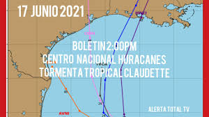 Sin embargo, según las previsiones del centro nacional de huracanes de ee. Alerta Centro Nacional Huracanes Boletin 2 00pm 17 Junio 2021 Youtube