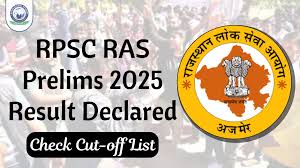 RPSC RAS प्रारंभिक 2025 परिणाम घोषित: कट-ऑफ सूची देखें | Khan Global  Studies Blogs