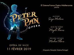 Decouvrez L Affiche De L Opera Peter Pan Dont La Prochaine Representation Est Prevue Le 11 Fevrier 2019 A L Opera De La Ville De Ni Opera Opera De Nice Affiche