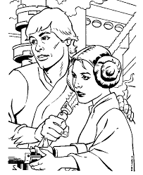 607x850 darth vader and princess leia coloring pages. Princess Leia Coloring Pages Coloring Home