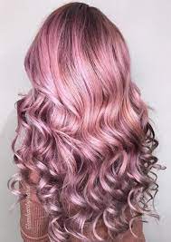 Winter Hair Colors Ideas Trends Metallic Pink Hair Unnatural Hair Color Winter Hairstyles Winter Hair Color