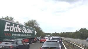 The motorway is partially closed southbound between junction 7 for the a34 birmingham road. M6 Crash Delays Between Stoke On Trent And Crewe Bbc News