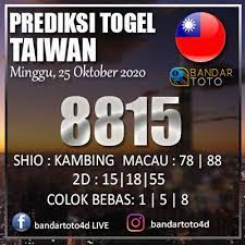 Prediksi Togel Taiwan Hari Ini 25 Oktober 2020 Buku Instagram Taiwan