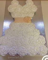 Pin By Kaci Mathes On Wedding Bridal Shower Cupcakes Wedding Dress Cupcakes Wedding Dress Cake