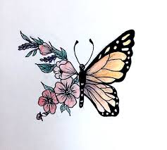 Pin By Erika Araya On Tattoo Butterfly Drawing Painting Art Projects Pencil Art Drawings
