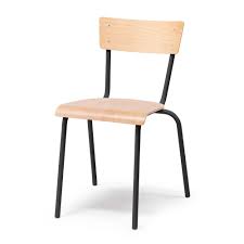 Canteen Chair Portland Beech Black In 2020 Chair Stackable Chairs Office Break Room