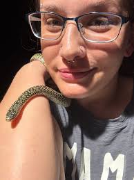 Where did the splake get the frog in its belly?