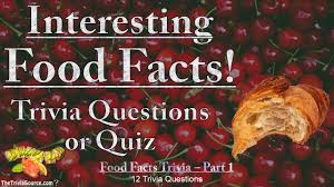 Jul 16, 2020 · bible stories are very popular when it comes to kids, which is why we won't be surprised if you know a lot about the bible. Interesting Food Facts Trivia Quiz 1 Youtube