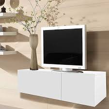 Melko 120cm Tv Lowboard Fernsehschrank Sideboard Aus Holz Weiss Ca 120 X 40 X 33 Cm B X H X T Inkl Gasdruckfedern Woh Fernsehschrank Lowboard Sideboard