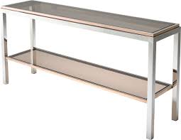 Maybe you would like to learn more about one of these? 2 Tier Console Table Vintage In Chrome And Brass Design Market