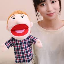 JYGUANYUE Jeffy Plush Hand Puppet Toy, Soft Fabric, Moving Mouth, Fun for  Kids Learning and Creativity