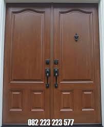 Melalui proses anti phozphorized mencegah. Pintu Rumah Murah Kayu Jati Minimalis Model Kupu Tarung