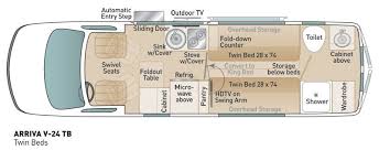 Luxury Small Motorhomes Fuel Efficient Class B Rvs Coach House Arriva V24 Class B Small Motorhomes Outdoor Tv