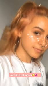 the process of me going from brown to peach!!! my hair is so dead but ...