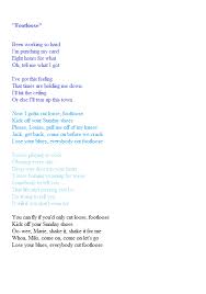 Lyrics To Footloose From Footloose Footloose Lyrics Lyrics Song Lyrics