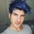 Blue Frosted Tips Men