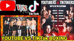 But who is fighting who? Youtube Vs Tik Tok Boxing Event Office Video Youtube