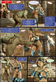 Post 6647646: Baraka Batman_(series) blender crossover DC Killer_Croc  Kitana Mortal_Kombat SmokeScreen117