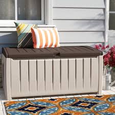 The patio cabinet provides plenty of storage space inside for patio seat cushions, grill,s and garden supplies or toys. Deck Boxes Patio Storage Wayfair