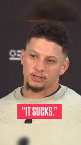 Patrick knows the Chiefs are up against it now. , 📸 @robcollinstv