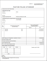 Invoice atau faktur ini pada. Mengenal Faktur Pajak Standar Dan Cara Mengisinya