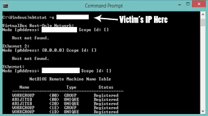 So here is full method how to get their ip and using. How To Hack Any Windows Computer Hard Drive Using Command Prompt