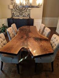 Live Edge Dining Tables Etsy Live Edge Dining Table Wood Table Design Rustic Kitchen Tables