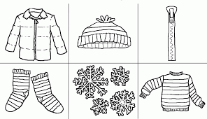 The spruce / wenjia tang take a break and have some fun with this collection of free, printable co. Winter Clothes Coloring Page Coloring Home
