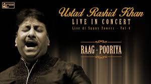 Best Of Ustad Rashid Khan Hindustani Classical Vocal Raga Pooriya Rashid Khan Live Youtube
