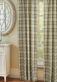 Country plaid window treatment is avaible in 5 colors:blue, taupe, green, yellow and red/rose (manufacturer label marked red only but actual color is a deep rose.) Country Curtains Free Shipping On All Curtains At Country Village