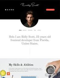 Html and css are the new enablers to make your resume successful. 36 Html5 Resume Templates Free Samples Examples Format Download Free Premium Templates