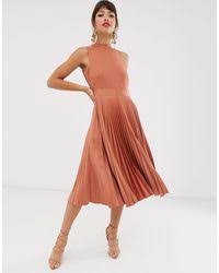We did not find results for: Closet Robe Mi Longue A Jupe Plissee Rouille Closet En Coloris Marron Lyst