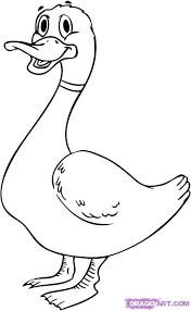 How To Draw A Cartoon Duck Step By Step Cartoon Animals Animals Free Online Drawing Tutorial Added By Dawn August Easy Drawings Farm Cartoon Duck Drawing