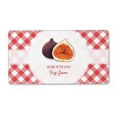 Fig Jam Label Zazzle Com Etiquette Confiture Fait Maison Imprimable