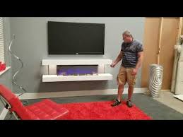 Is mounting a tv above a fireplace a good or bad idea? Vegas 72 Wall Mounted Electric Fireplace Youtube