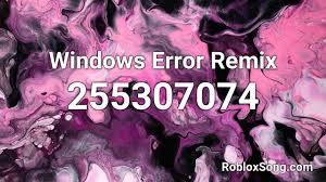 Undertale remix sharax tokyovania control sans papyrus. Windows Error Remix Roblox Id Music Code Youtube