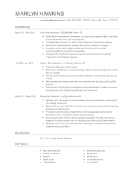 The ideal resume format for merchandisers is the chronological resume format. How To Become A Visual Merchandiser Zippia