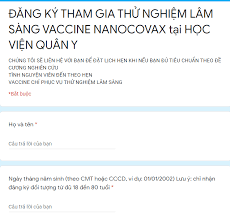 Một là, người dân có thể đăng ký theo bản đăng ký giấy tại xã, phường, thị trấn, sau đó cán bộ sẽ nhập các dữ. Viá»‡t Nam Gáº¥p Rut Hoan Táº¥t Thá»­ Nghiá»‡m Váº¯c Xin Covid 19 Nano Covax Ä'á»ƒ Cáº¥p Phep Tiem Cho NgÆ°á»i Dan Hoáº¡t Ä'á»™ng Cá»§a Ä'á»‹a PhÆ°Æ¡ng Cá»•ng Thong Tin Bá»™ Y Táº¿