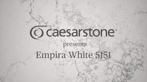 Soft, refined ebony veining traverses a pure white base, creating an interplay between color, movement and emotion. Caesarstone Sea 2019 20 Caesarstone New Release 5151 Empira White Facebook