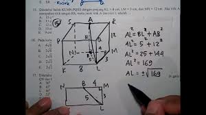 Maybe you would like to learn more about one of these? Pembahasan Latihan Soal Un Matematika Smk Transformasi Geometri Dimensi Tiga Youtube