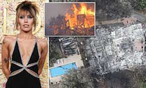 burned down in Malibu blaze ...