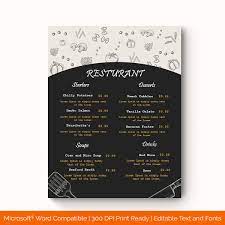The dinner menu is very important for a restaurant. 28 Free Restaurant Menu Templates With Creative Designs Word Pdf