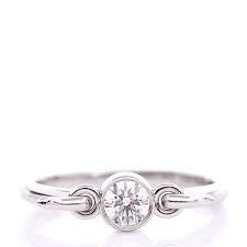 Vatche 191 swan solitaire engagement ring vatche 191 swan solitaire engagement ring. Tiffany Platinum Diamond Elsa Peretti Swan Ring 5 25 203249 Fashionphile
