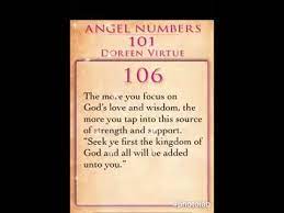 Daily Angel Number 106 By Doreen Virtue Youtube Angel Numbers Doreen Virtue Angel Books