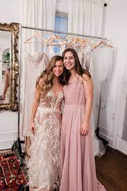 This Wedding Dress Try On Party Is Changing How Both Brides And Bridesmaids Say I Do Boho Bridal Shower Dress Bridal Shower Dress Online Wedding Dress
