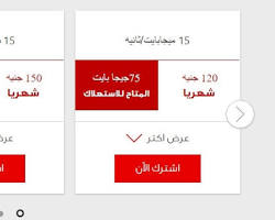 صورة باقة 600 جيجابايت من فودافون ADSL