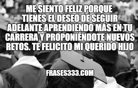 Deseos De Graduacion Para Un Hijo
