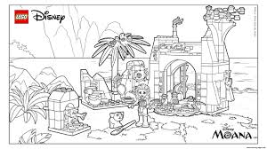 Coloring books for kids coloring books for teens & adults coloring books for toddlers type. Lego Disney Moana Island Coloring Pages Printable
