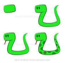 Drawing A Snake Snake Drawing Animal Drawings Drawing Lessons For Kids