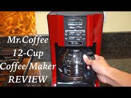 The clock on this model must be set first, before the coffeemaker will operate. Mr Coffee 12 Cup Programmable Coffeemaker Review Youtube